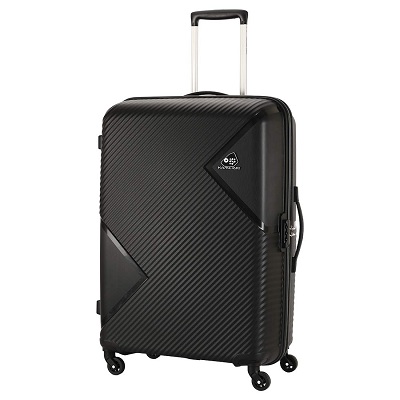 India Desire : Buy Kamiliant by American Tourister Kam Zakk Polypropylene 79 mm Black Hardsided Check-in Luggage at Rs. 2775 from Amazon